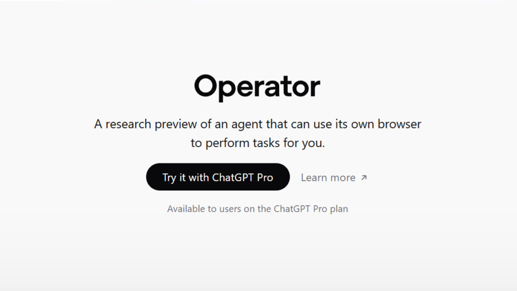 Operator OpenAI