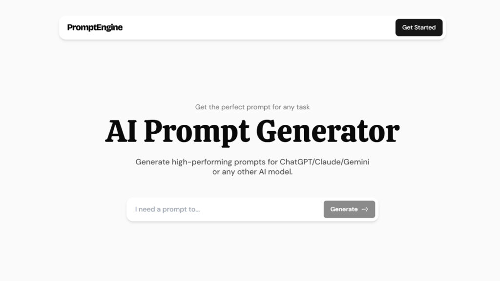 PromptEngine.cc - генератор промптів для ChatGPT, Claude, Gemini, LLama та Mistral