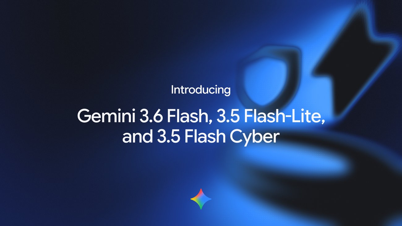 Офіційна промо-ілюстрація Google до анонсу Gemini 3.6 Flash, 3.5 Flash-Lite і Flash Cyber