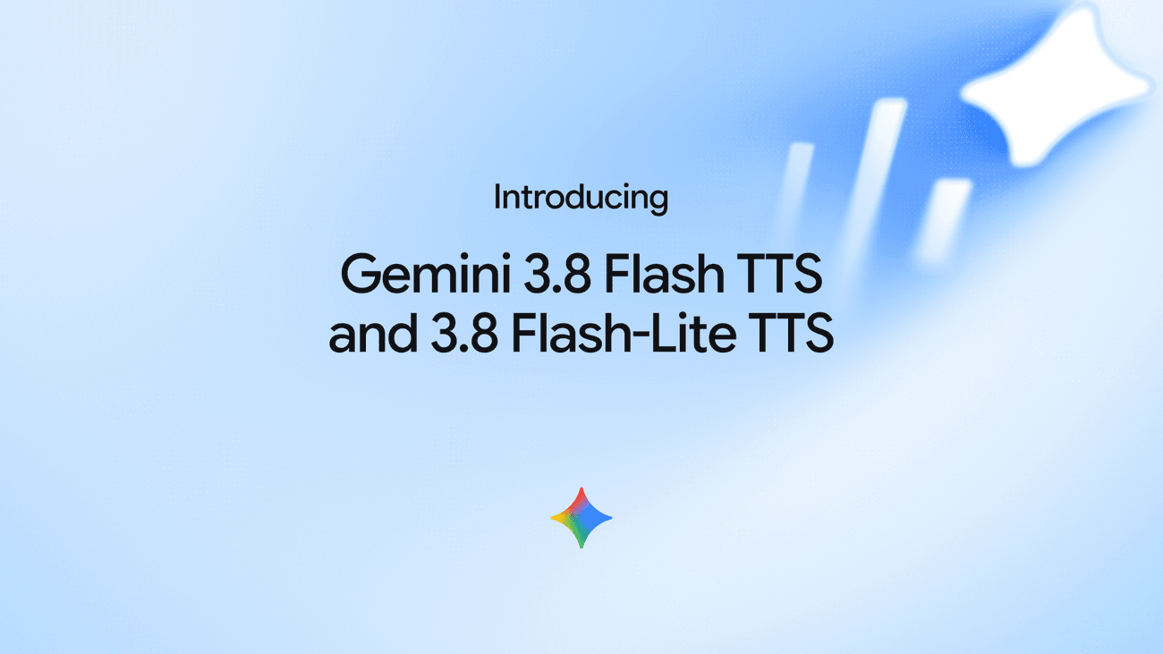 Офіційна картка Google з назвами Gemini 3.8 Flash TTS і Flash-Lite TTS