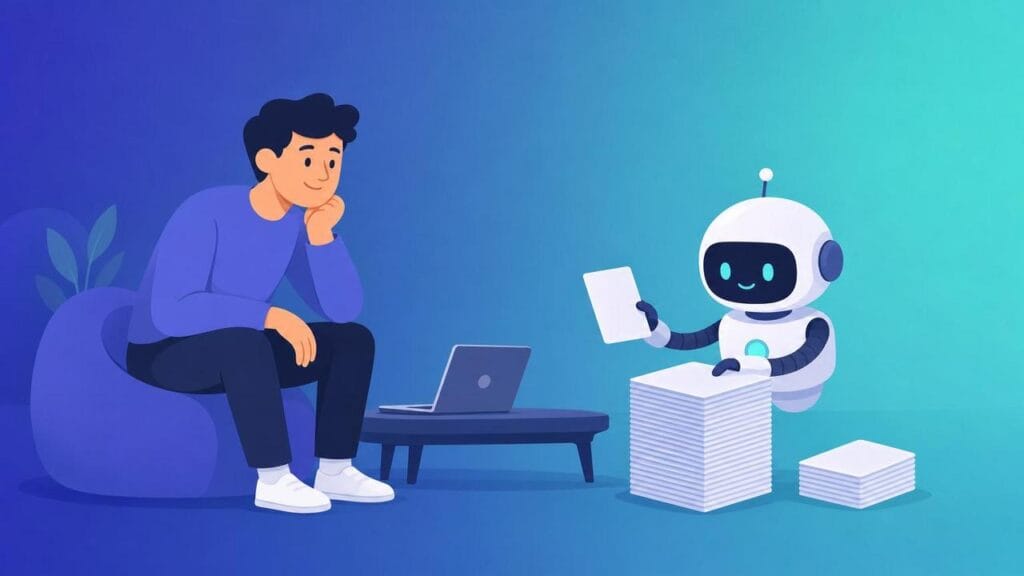 Розробниця зіставляє два рахунки за API поруч із роботом-помічником